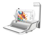 Perforlieur fellowes lyra 3en1 anneaux plastiques       reliure manuel perforation    155x440x395mm