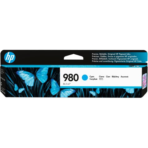 HP 980 Cartouche d'encre cyan authentique