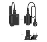 AISENS Cargador Sobremesa GaN 140W, 3x USB-C PD3.1 QC4.0 QC5.0, 1x USB-A QC3.0, Negro