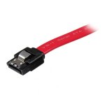 Cable SATA con Cierre de Seguridad de 18 pulgadas, 0,457 m, SATA III, SATA 7-pin, SATA 7-pin, Macho/Macho, Rojo