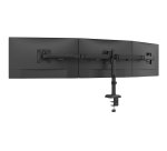 Neomounts DS60-600BL3 Brazo de monitor 10-27" - Quick-fix - Tope-a-180°