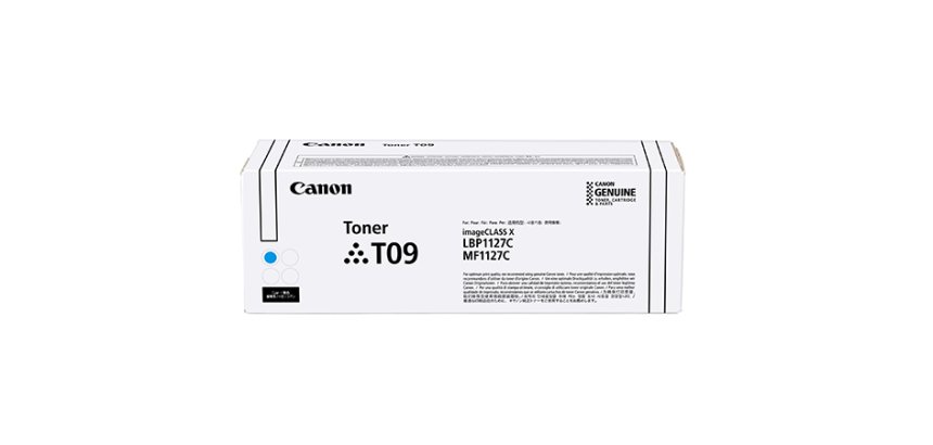 Canon T09 cartuccia toner 1 pz Originale Ciano