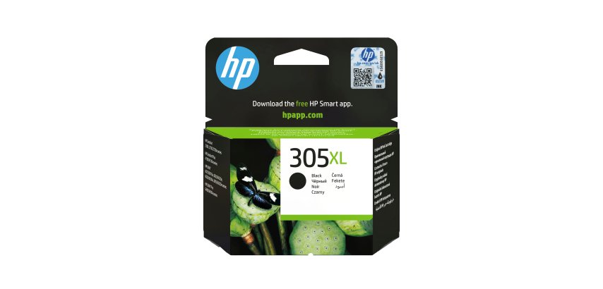 HP Cartucho de tinta Original 305XL de alta capacidad negro