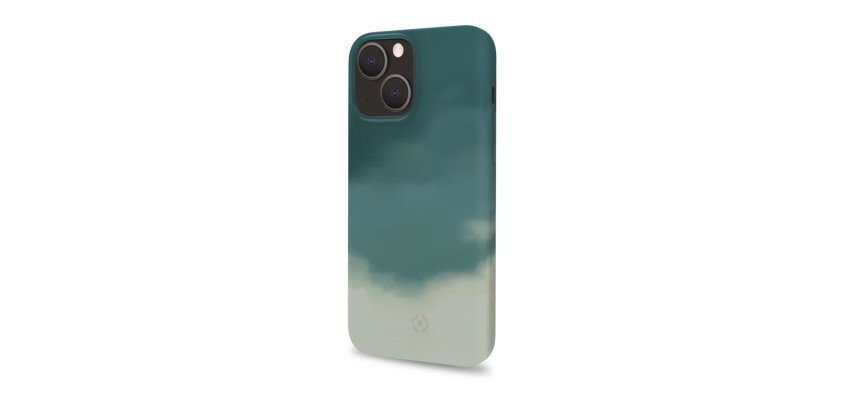 Celly WATERCOLOR iPhone 13 custodia per cellulare 15,5 cm (6.1") Cover Verde