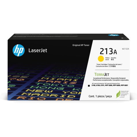 HP Cartucho de tóner Original LaserJet 213A amarillo