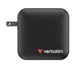 Verbatim Mini GaN Charger 165W Universel Noir Secteur Charge rapide Intérieure