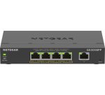 NETGEAR 5-Port Gigabit Ethernet High-Power PoE+ Plus Switch (GS305EPP) Géré L2/L3 Gigabit Ethernet (10/100/1000) Connexion Ethernet, supportant l'alimentation via ce port (PoE) Noir