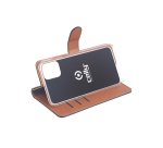 Celly Wally custodia per cellulare 13,7 cm (5.4") Custodia a libro Nero, Marrone