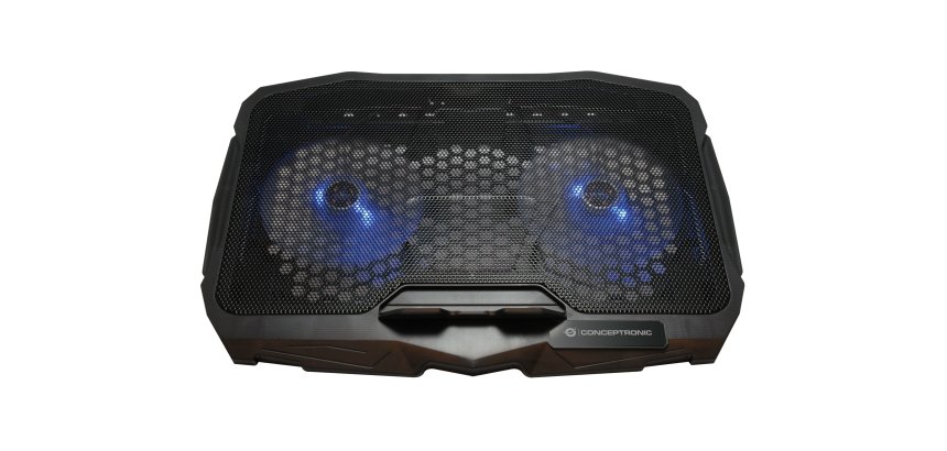 Conceptronic THANA07B base di raffreddamento per laptop 43,2 cm (17") Nero