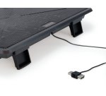 Conceptronic THANA05B base di raffreddamento per laptop 39,6 cm (15.6") Nero