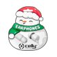 Celly XMASEARSNOWWH headphones/headset Wired In-ear Calls/Music White
