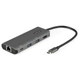 StarTech.com USB-C Multiport Adapter - 10Gbps USB Type-C Mini Dock met 4K 30Hz HDMI - 100W Power Delivery Passthrough - 3-Port USB Hub, GbE - USB 3.1/3.2 Gen 2 Laptop Dock - 25 cm Cable