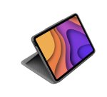 Logitech Folio Touch AZERTY Français Smart Connector Gris