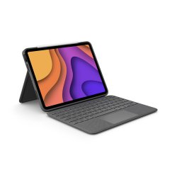 Logitech Folio Touch AZERTY Français Smart Connector Gris