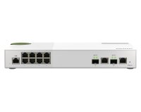 QNAP QSW-M2108-2C switch Gestionado L2 2.5G Ethernet (100/1000/2500) Gris, Blanco
