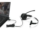 Lenovo 100 Mono Auricolare Cablato A Padiglione Ufficio USB tipo A Nero