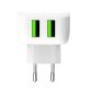 Celly TC2USBLEDWH mobile device charger Universal White AC Indoor