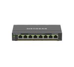 NETGEAR 8-Port Gigabit Ethernet PoE+ Plus Switch (GS308EP) Gestionado L2/L3 Gigabit Ethernet (10/100/1000) Energía sobre Ethernet (PoE) Negro
