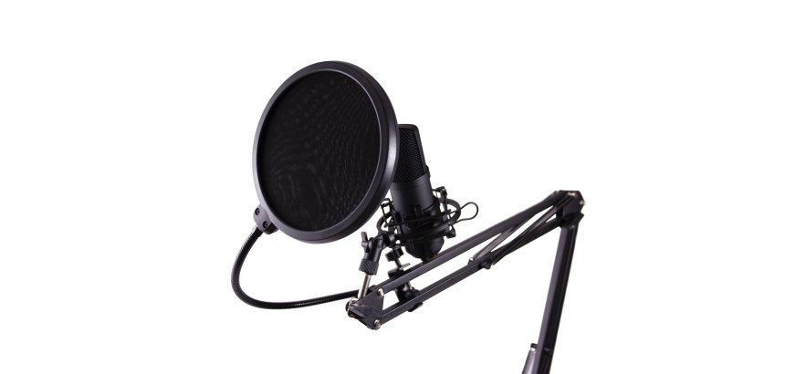 CoolBox MICROFONO STREAMING USB FILTRO+BRAZO+TRIPODE