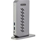 StarTech.com Dock USB-C USB-A - Station d'Accueil USB 3.0 Hybride Universelle pour PC Portable USB-C ou USB-A - Double Écran 4K 60Hz HDMI/DisplayPort - 6x USB-A, GbE - USB 3.1 Gen 1 - Windows/Mac