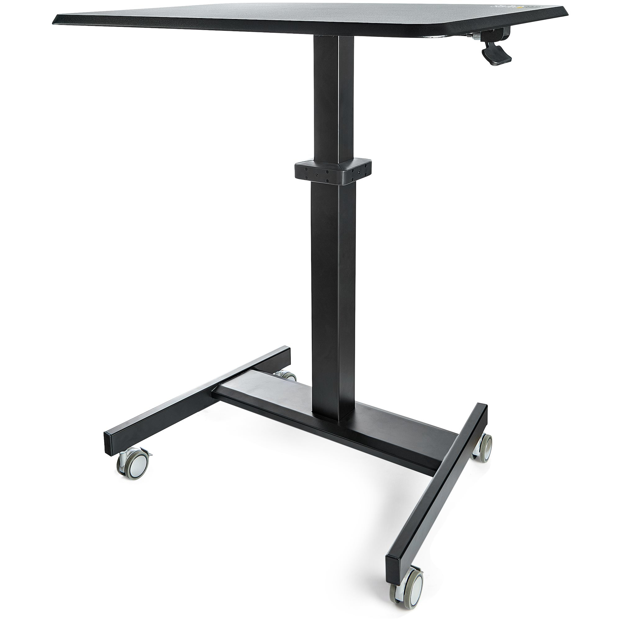 Single column crank adjustable on sale stand up desk