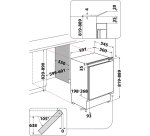 Réfrigérateur 1 porte Whirlpool WBUL021 - ENCASTRABLE 82 CM