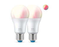 WiZ Bulb 8W (Eq.60W) A60 E27 x2