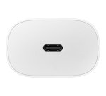 Chargeur pour téléphone mobile Samsung Chargeur secteur RAPIDE 25W port USB C Blanc
