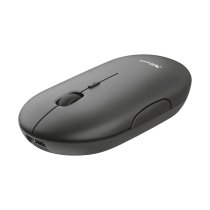trust puck ratan oficina ambidextro rf wireless  bluetooth aptico 1600 dpi