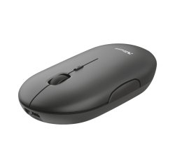 Trust Puck ratón Oficina Ambidextro RF Wireless + Bluetooth Óptico 1600 DPI