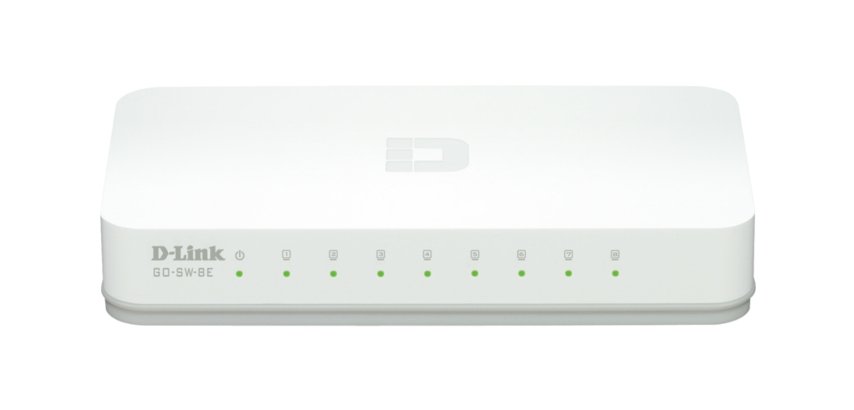 D-Link GO-SW-8E/E switch No administrado Fast Ethernet (10/100) Blanco