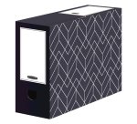 Boîte archives carton Fellowes Déco dos de 10 cm - montage manuel