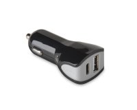 Celly CCTYPECUSBBK cargador de dispositivo móvil Universal Negro Encendedor de cigarrillos Auto