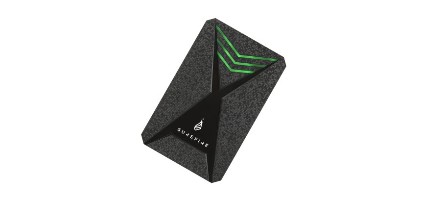 SureFire Gaming disco rigido esterno 1 TB 2.5" USB Type-A / Micro-USB B 3.2 Gen 1 (3.1 Gen 1) Nero, Grigio