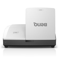 BenQ MH856UST+ vidéo-projecteur Projecteur à focale ultra courte 3500 ANSI lumens DLP 1080p (1920x1080) Compatibilité 3D Noir, Blanc