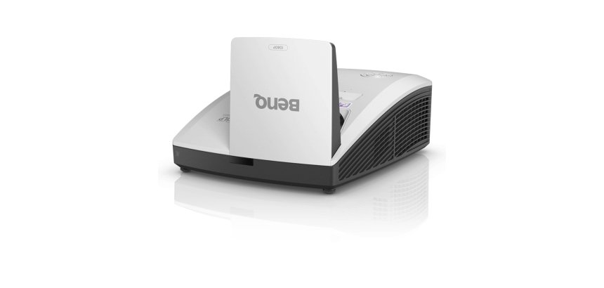 BenQ MH856UST+ Projecteur à focale ultra courte 3500 ANSI lumens DLP 1080p (1920x1080) Compatibilité 3D Noir, Blanc