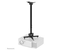 Neomounts CL25-550BL1 Soporte de techo para proyector - alt. 74,5-114,5 cm - fácil montaje - movimiento completo