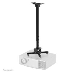 Neomounts CL25-550BL1 Soporte de techo para proyector - alt. 74,5-114,5 cm - fácil montaje - movimiento completo