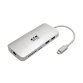 Tripp Lite U442-DOCK11-S station d'accueil USB 3.2 Gen 2 (3.1 Gen 2) Type-C Argent