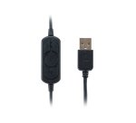 Equip 245305 auricular y casco Auriculares Alámbrico Diadema Oficina/Centro de llamadas USB tipo A Negro