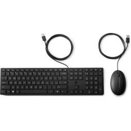 HP 320MK muis en toetsenbord met kabel voor desktop- azerty BE