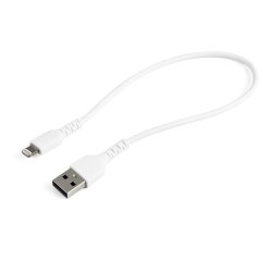Câble USB-A vers Lightning blanc 0,3 m