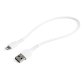 Câble USB-A vers Lightning blanc 0,3 m