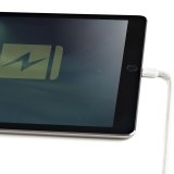 StarTech.com 30cm strapazierfähiges weißes USB-A auf Lightning-Kabel - Hochbelastbare, robuste Aramidfaser - USB Typ-A auf Lightningkabel - 