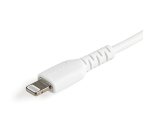 StarTech.com Cable Resistente USB-A a Lightning de 15 cm Blanco - Cable de Sincronización y Carga USB Tipo A a Lightning con Fibra de Aramida Resistente - Certificado MFi de Apple - para iPad/iPhone 12