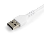 StarTech.com Cable Resistente USB-A a Lightning de 15 cm Blanco - Cable de Sincronización y Carga USB Tipo A a Lightning con Fibra de Aramida Resistente - Certificado MFi de Apple - para iPad/iPhone 12