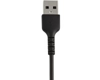 Cable Resistente USB-A a Lightning de 30 cm Negro - Cable de Sincronización y Carga USB Tipo A a Lightning Startech