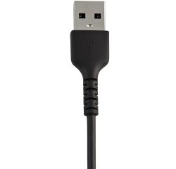 Cable Resistente USB-A a Lightning de 30 cm Negro - Cable de Sincronización y Carga USB Tipo A a Lightning Startech