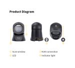 Equip USB 2D Omnidirectional Desktop Barcode Scanner