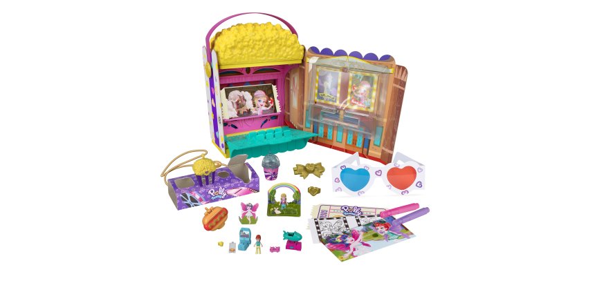 Polly Pocket Un-Box-It Popcorn Box